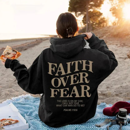 Faith Overcomes Fear Unisex Hoodie