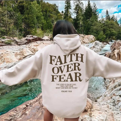 Faith Overcomes Fear Unisex Hoodie